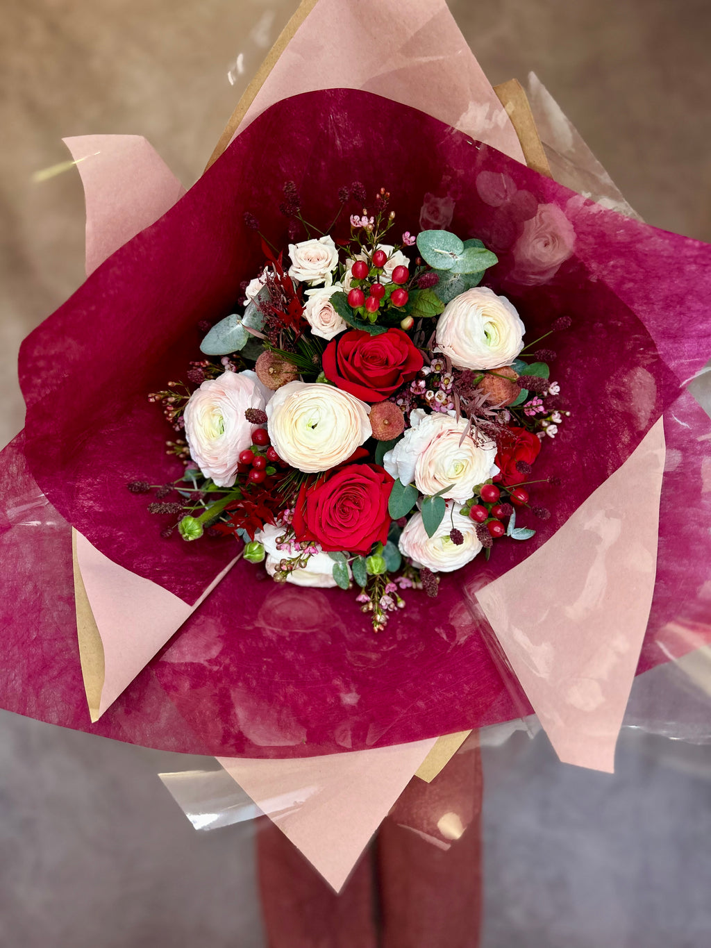 Bouquet rouge M